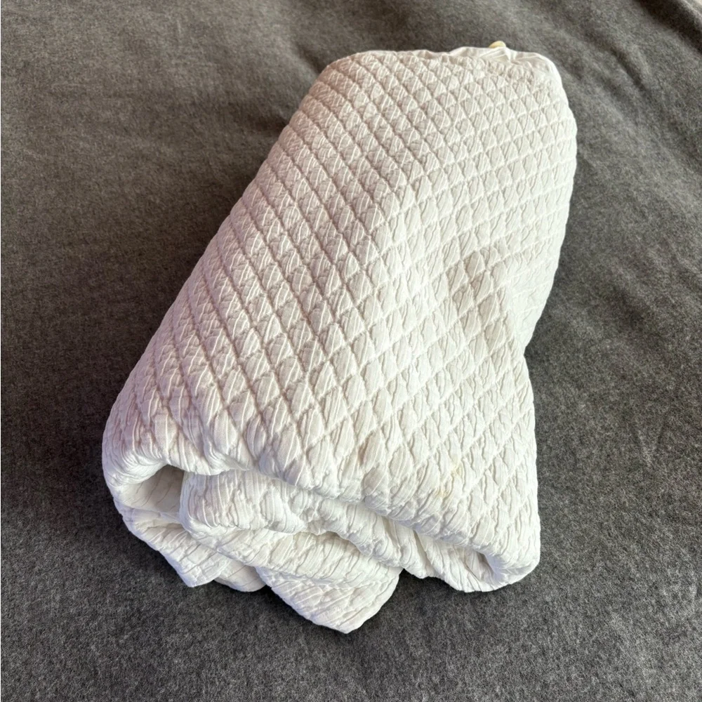 West Elm Organic Cotton Quilted Duvet